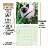 Siamese Cats Wall Calendar 2027 - 12" x 12" Monthly Intelligent & Sleek Blue-Eyed Feline Companion Calendar