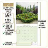 Cottage Gardens Wall Calendar 2027 - 12" x 12" Monthly Beautiful English Country Cottage Floral Scenery Calendar
