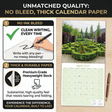Cottage Gardens Wall Calendar 2027 - 12" x 12" Monthly Beautiful English Country Cottage Floral Scenery Calendar