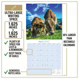 Cows Wall Calendar 2027 - 12" x 12" Monthly Gentle & Pastoral Farm Pasture Cattle Calendar