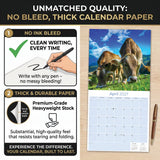 Cows Wall Calendar 2027 - 12" x 12" Monthly Gentle & Pastoral Farm Pasture Cattle Calendar