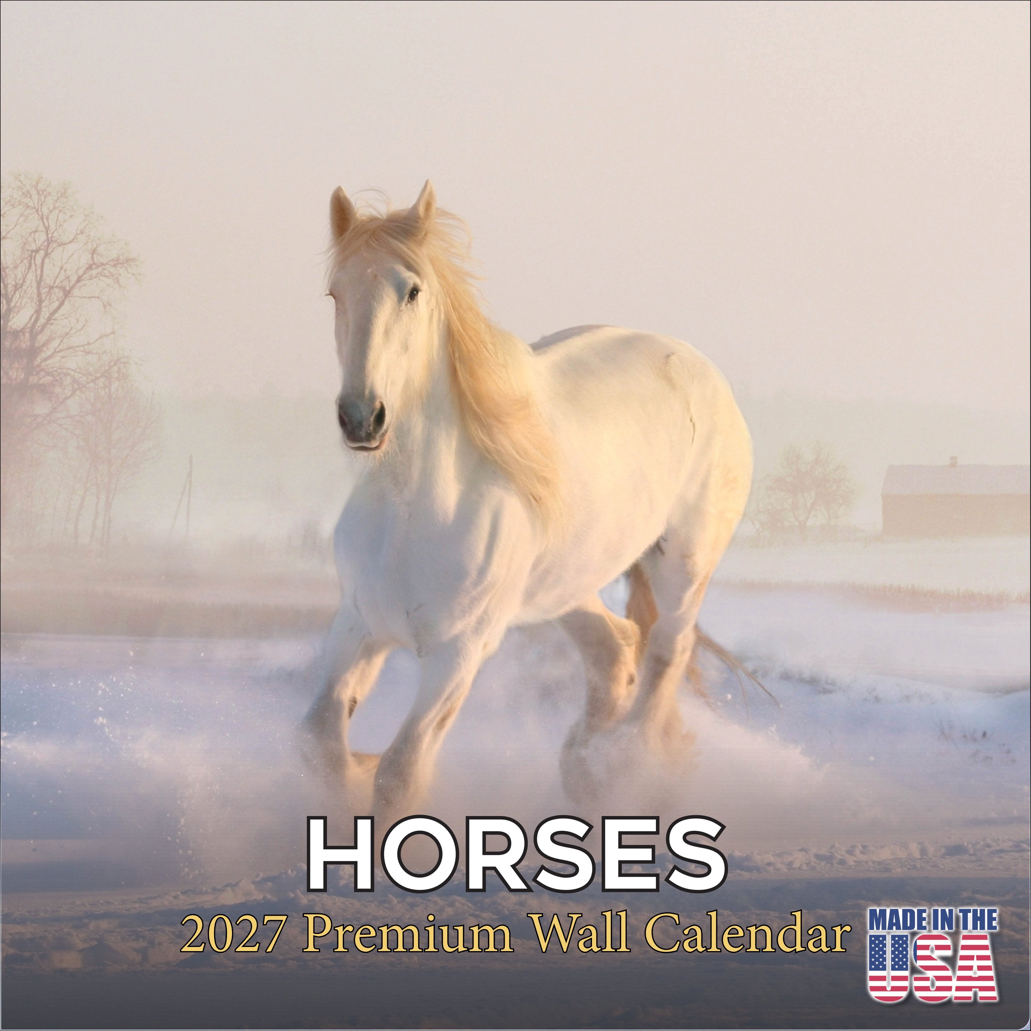 Horses Wall Calendar 2027 - 12
