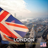 London Wall Calendar 2027 - 12" x 12" Monthly Iconic British Landmark Architecture & Cityscape Travel Calendar