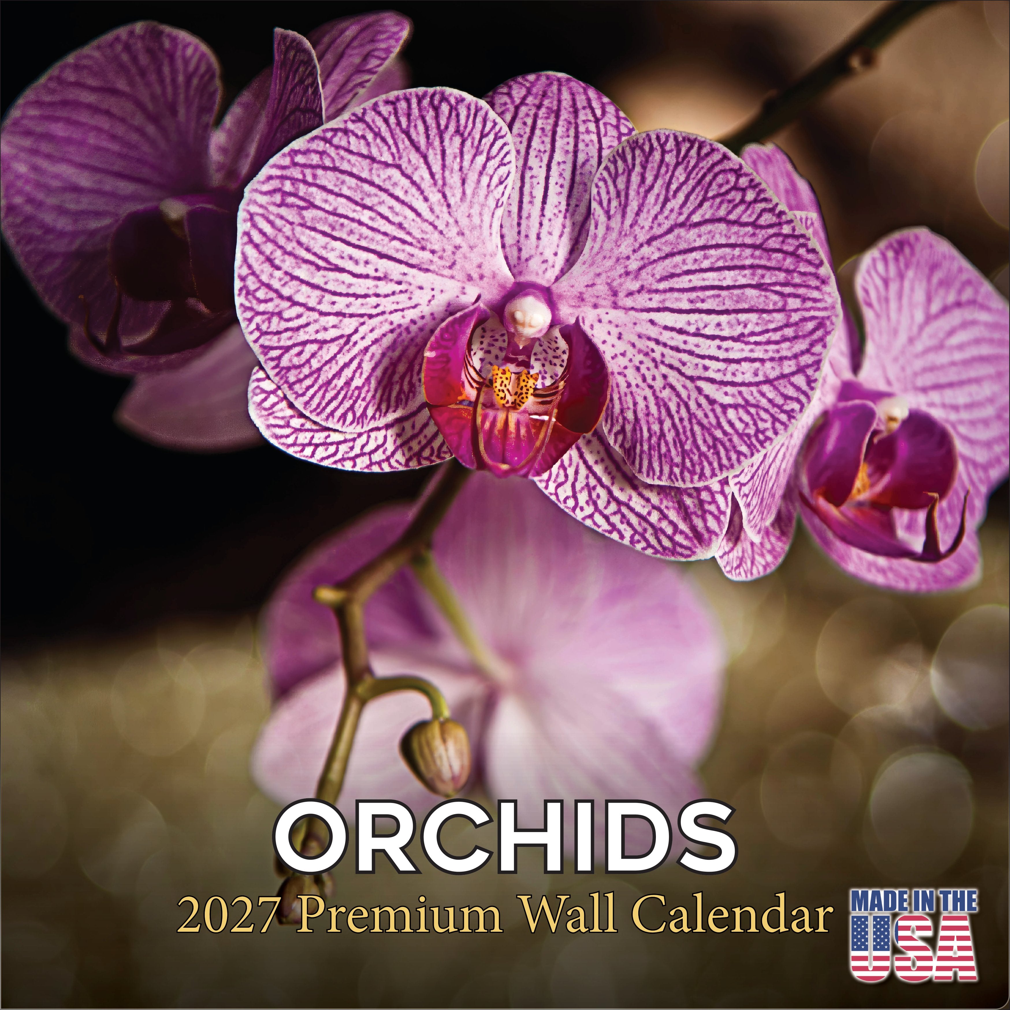 Orchids Wall Calendar 2027 - 12