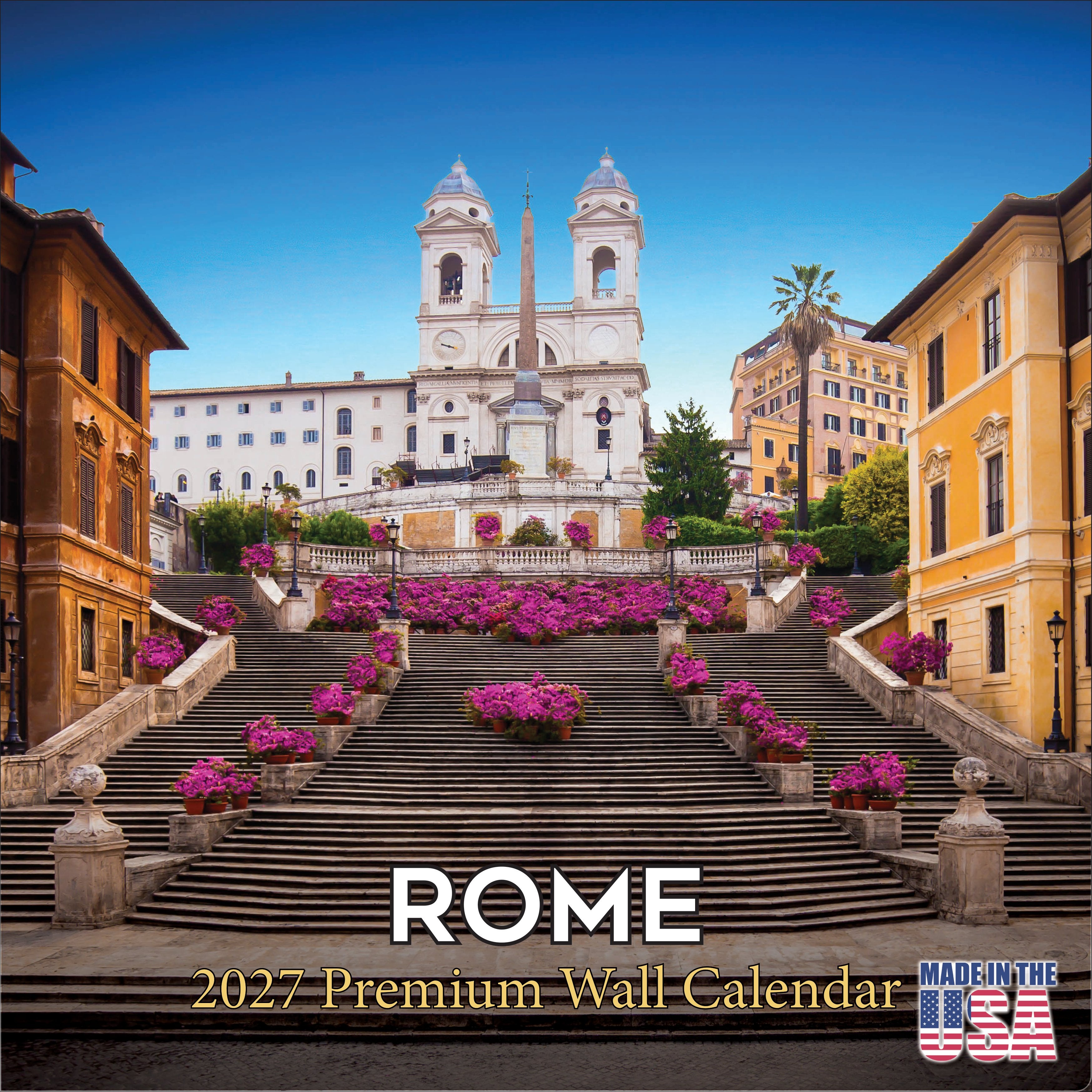 Rome Wall Calendar 2027 - 12