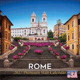 Rome Wall Calendar 2027 - 12" x 12" Monthly Iconic Italian Architecture & Cityscape Travel Calendar