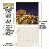 Rome Wall Calendar 2027 - 12" x 12" Monthly Iconic Italian Architecture & Cityscape Travel Calendar