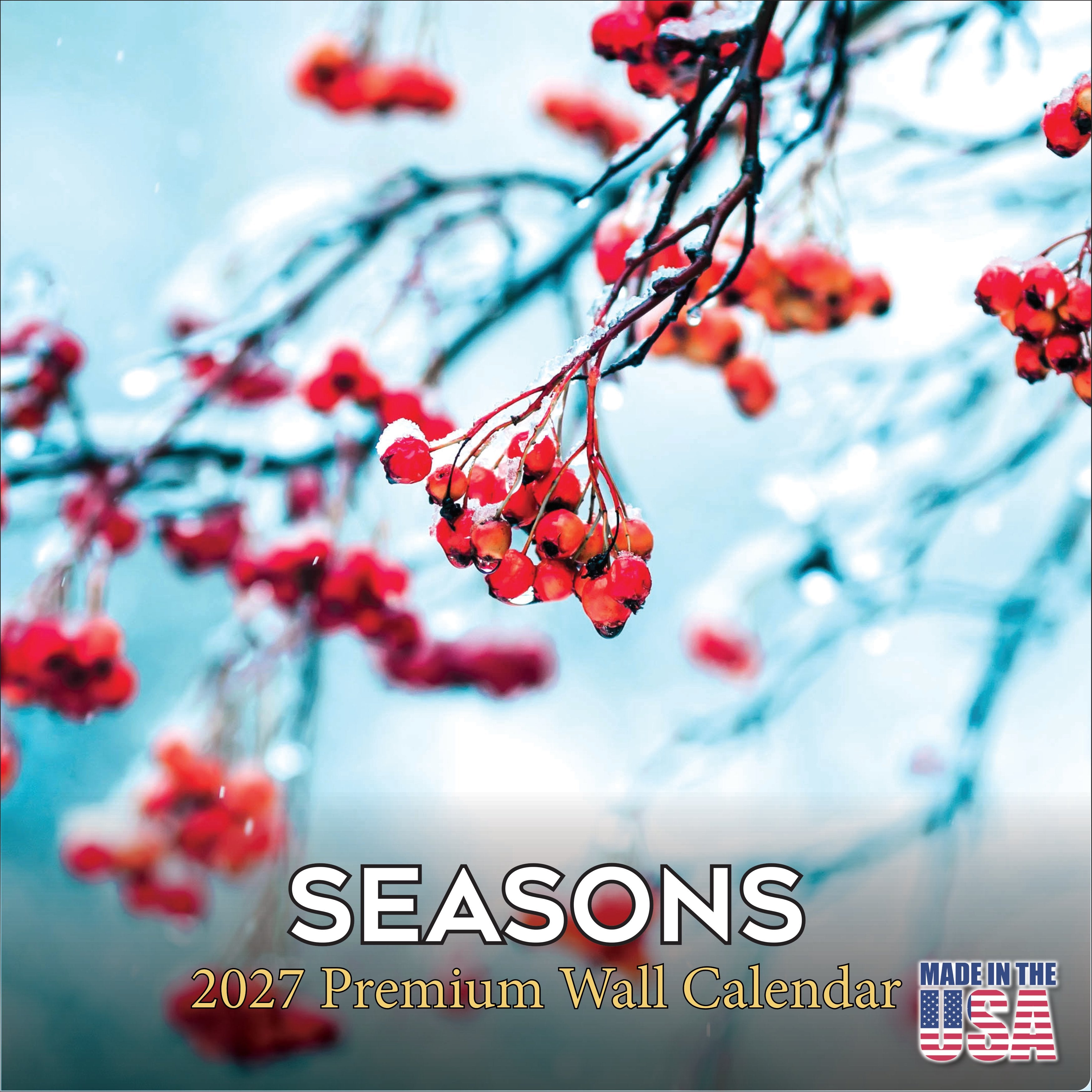 Seasons Wall Calendar 2027 - 12