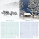 Seasons Wall Calendar 2027 - 12" x 12" Monthly Breathtaking Four Seasons Nature Scenery Calendar