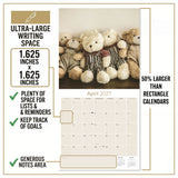 Teddy Bears Wall Calendar 2027 - 12" x 12" Monthly Nostalgic & Heartwarming Plush Toy Calendar