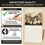 Teddy Bears Wall Calendar 2027 - 12" x 12" Monthly Nostalgic & Heartwarming Plush Toy Calendar