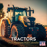 Tractors Wall Calendar 2027 - 12" x 12" Monthly Farm Machinery Calendar