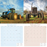 Tractors Wall Calendar 2027 - 12" x 12" Monthly Farm Machinery Calendar