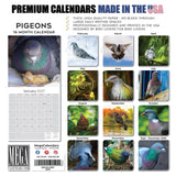 Pigeons Wall Calendar 2026