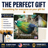 Pigeons Wall Calendar 2026