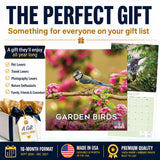 Garden Birds Wall Calendar 2027 - 12" x 12" Monthly Beautiful Songbirds & Colorful Backyard Wild Birds Calendar