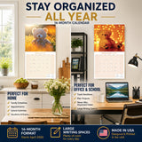 Teddy Bears Wall Calendar 2027 - 12" x 12" Monthly Nostalgic & Heartwarming Plush Toy Calendar