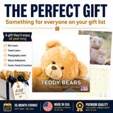 Teddy Bears Wall Calendar 2027 - 12" x 12" Monthly Nostalgic & Heartwarming Plush Toy Calendar