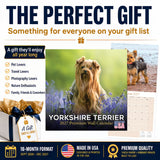 Yorkshire Terrier Wall Calendar 2027 - 12" x 12" Monthly Bold & Affectionate Yorkie Dog Breed Calendar