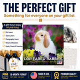 Lop Eared Rabbit Wall Calendar 2027 - 12" x 12" Monthly Fluffy Drop-Eared Bunnies & Cute Pet Rabbit Calendar