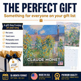 Claude Monet Wall Calendar 2027 - 12" x 12" Monthly Classic French Impressionist Oil Painting Art Calendar