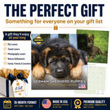 German Shepherd Puppies Wall Calendar 2027 - 12" x 12" Monthly Heartwarming GSD Puppy & Fluffy Shepherd Cub Calendar