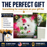 Pomeranian Wall Calendar 2027 - 12" x 12" Monthly Spirited & Fluffy Pom Pom Toy Dog Breed Calendar