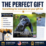 German Shorthaired Pointer Wall Calendar 2027 - 12" x 12" Monthly Athletic GSP Pointer & Liver Ticked Gundog Calendar