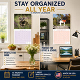 French Bulldog Wall Calendar 2027 - 12" x 12" Monthly Affectionate Frenchie & Bat-Eared Companion Dog Calendar