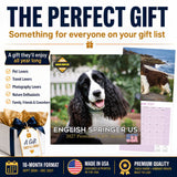 English Springer Spaniel (US) Wall Calendar 2027 - 12" x 12" Monthly Loyal American Springer Spaniel Gundog Breed Calendar