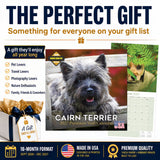 Cairn Terrier Wall Calendar 2027 - 12" x 12" Monthly Hardy Alert Scottish Terrier Breed Calendar