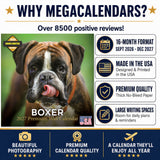 Boxer Wall Calendar 2027 - 12" x 12" Monthly Playful Courageous Athlete Dog Breed Calendar