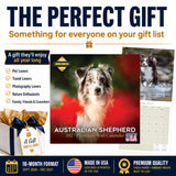 Australian Shepherd Wall Calendar 2027 - 12" x 12" Monthly Intelligent & Agile Herding Dog Calendar