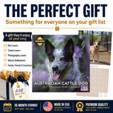 Australian Cattle Dog Wall Calendar 2027 - 12" x 12" 16-Month Intelligent and Resilient Dog Calendar
