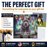 American Pit Bull Terrier Wall Calendar 2027 - 12" x 12" Monthly Athletic & Devoted Pitbull Breed Calendar