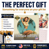Vintage Pin Ups Wall Calendar 2027 - 12" x 12" Monthly Timeless Nostalgic Glamour & Art History Calendar