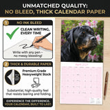 Rottweiler Wall Calendar 2027 - 12" x 12" Monthly Loyal & Protective Rottie Dog Breed Calendar
