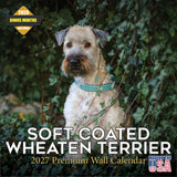 Soft Coated Wheaten Terrier Wall Calendar 2027 - 12" x 12" Monthly Happy & Devoted Wheaten Terrier Breed Calendar