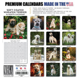Soft Coated Wheaten Terrier Wall Calendar 2027 - 12" x 12" Monthly Happy & Devoted Wheaten Terrier Breed Calendar