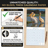 African Wildlife Wall Calendar 2027 - 12" x 12" Monthly Safari & Great Migration Photography Calendar
