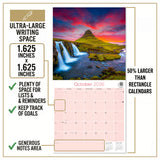 Iceland Wall Calendar 2027 - 12" x 12" Monthly Nordic Volcanic Landscapes & Arctic Travel Scenery Calendar