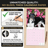 Rat Terrier Wall Calendar 2027 - 12" x 12" Monthly Alert & Energetic American Terrier Breed Calendar