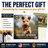 Welsh Terrier Wall Calendar 2027 - 12" x 12" Monthly Spirited & Courageous Welsh Terrier Dog Breed Calendar