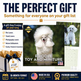 Poodle Toy & Miniature Wall Calendar 2027 - 12" x 12" Monthly Spirited & Affectionate Small Poodle Breed Calendar