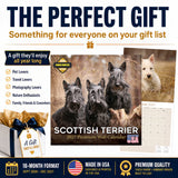 Scottish Terrier Wall Calendar 2027 - 12" x 12" Monthly Dignified & Determined Scottie Dog Breed Calendar