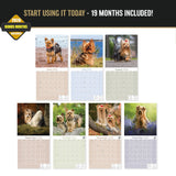 Yorkshire Terrier Wall Calendar 2027 - 12" x 12" Monthly Bold & Affectionate Yorkie Dog Breed Calendar