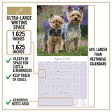 Yorkshire Terrier Wall Calendar 2027 - 12" x 12" Monthly Bold & Affectionate Yorkie Dog Breed Calendar