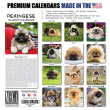Pekingese Wall Calendar 2027 - 12" x 12" Monthly Regal Lion Dog & Ancient Toy Companion Calendar