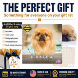 Pekingese Wall Calendar 2027 - 12" x 12" Monthly Regal Lion Dog & Ancient Toy Companion Calendar