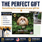 Shih Tzu Wall Calendar 2027 - 12" x 12" Monthly Affectionate & Playful Companion Dog Breed Calendar